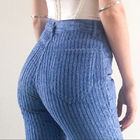 Winter Thickened Ladies Casual Pants Showing Buttocks Big Hole Women Corduroy Pants